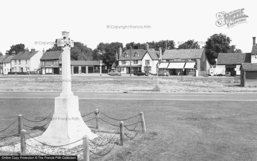 Hatfield Heath, the Memorial and White Horse Inn c1965