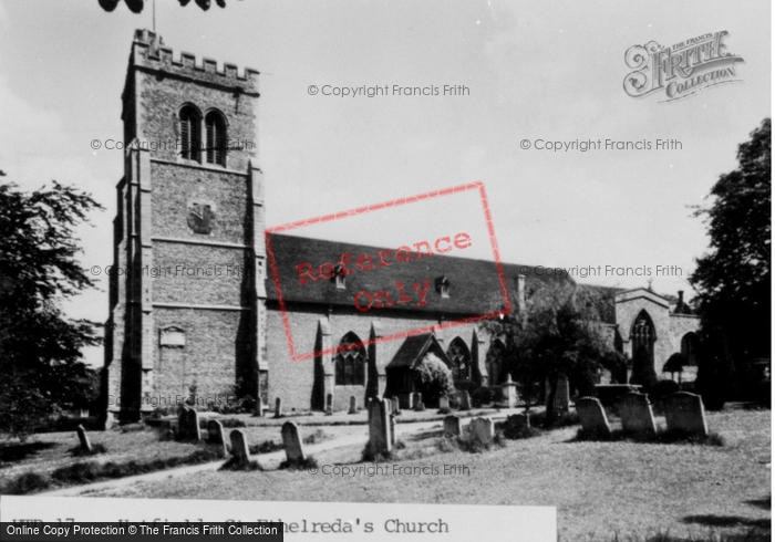 Photo of Hatfield, St Ethelreda's Church c.1950