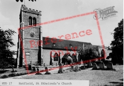 St Ethelreda's Church c.1950, Hatfield