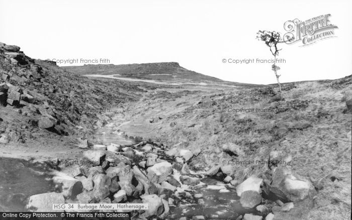 Photo of Hathersage, Burbage Moor c.1955