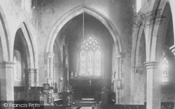 Church Interior 1902, Hathersage