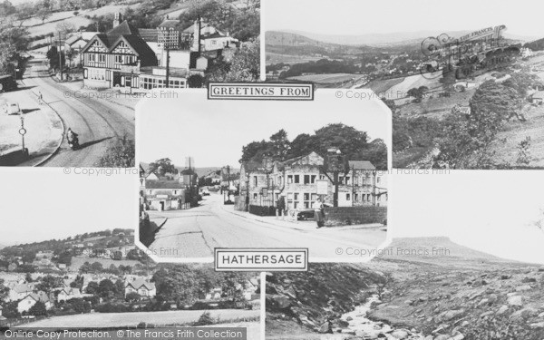 Photo of Hathersage, Composite c.1955