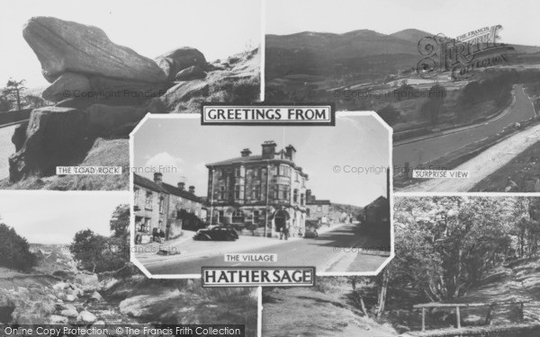 Photo of Hathersage, Composite c.1955