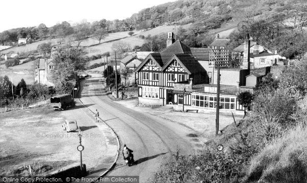 Photo of Hathersage, Millstone Inn c.1955