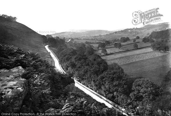 Photo of Hathersage, Road To Grindleford 1919