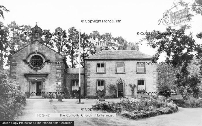Photo of Hathersage, St Michael The Angel's Catholic Church c.1960