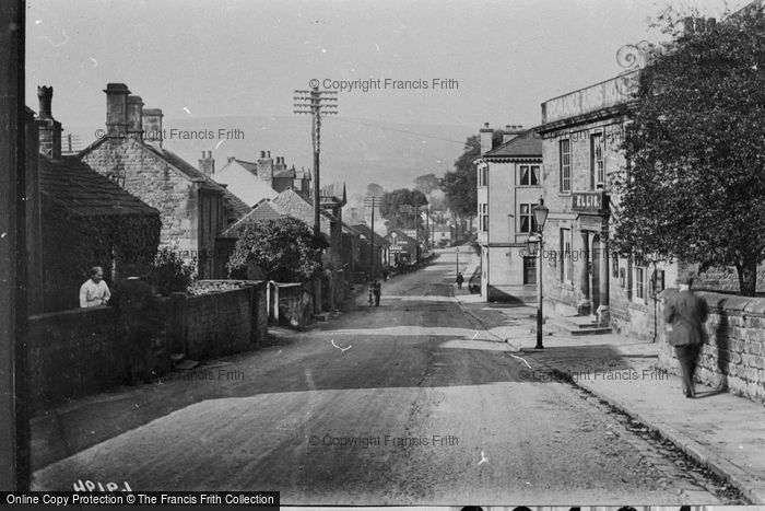 Photo of Hathersage, The Main Road 1919