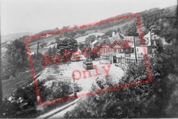 The Millstone Inn And Sheffield Road 1932, Hathersage