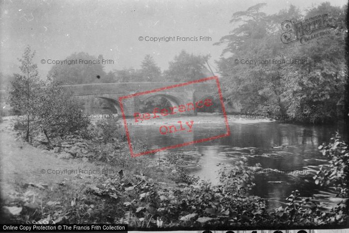 Photo of Hathersage, The River Derwent, Bridge 1919