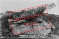 Toad's Mouth Rock 1902, Hathersage