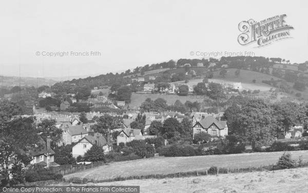 Photo of Hathersage, View From The Sheffield Road c.1955