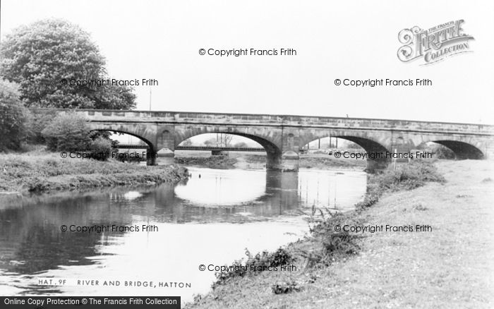 Photo of Hatton, River And Bridge c.1965