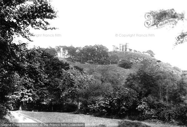 Photo of Haughmond Abbey, Castle Hill 1891