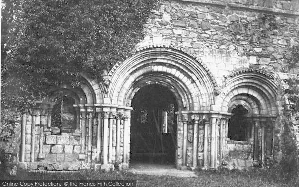 Photo of Haughmond Abbey, Chapter House c.1864