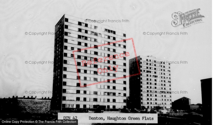 Photo of Haughton Green, The Flats c.1965