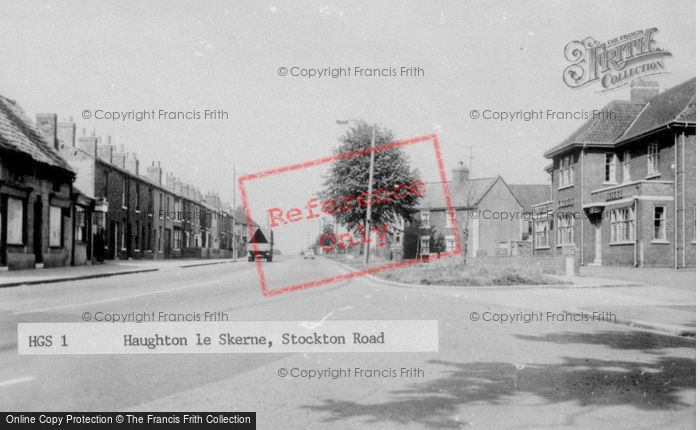 Photo of Haughton Le Skerne, Stockton Road c.1955