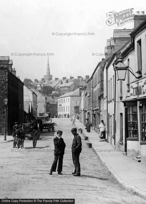 Photo of Haverfordwest, Boys In Bridgend Square 1906