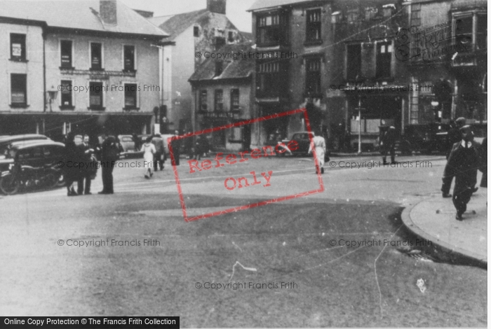 Photo of Haverfordwest, Castle Square And Bridge Street c.1950