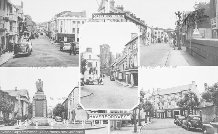 Photo of Haverfordwest, Composite c.1955