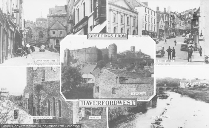 Photo of Haverfordwest, Composite c.1955