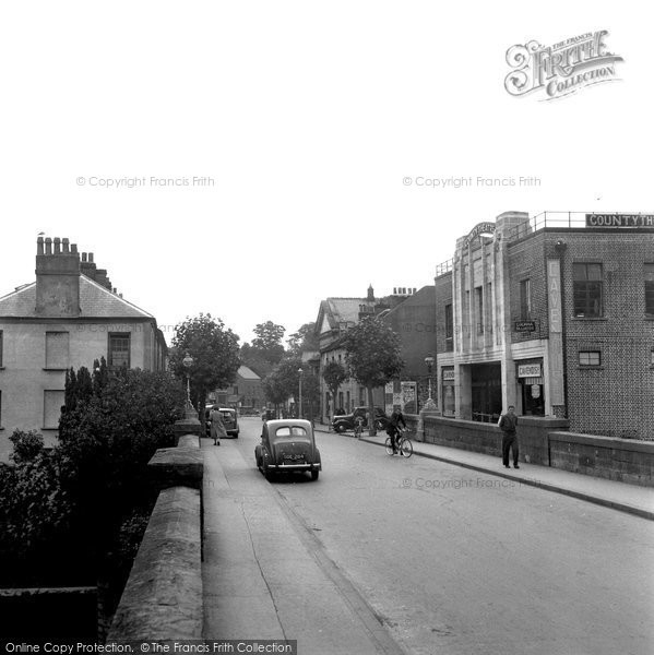 Photo of Haverfordwest, County Theatre And Picton Place 1950