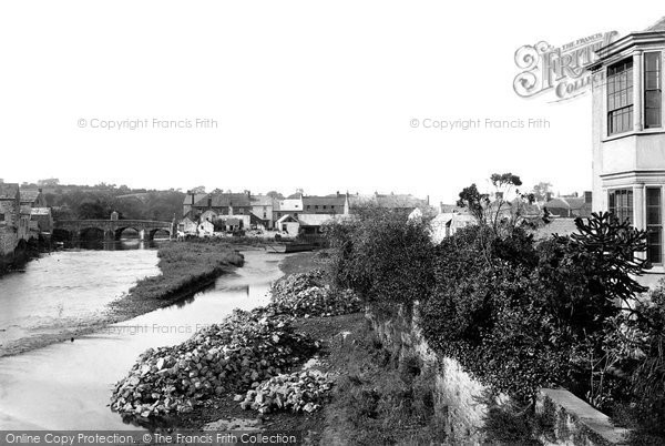 Photo of Haverfordwest, From New Bridge 1890
