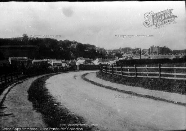 Photo of Haverfordwest, From New Road 1890