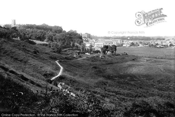 Photo of Haverfordwest, From Priory Hill 1890