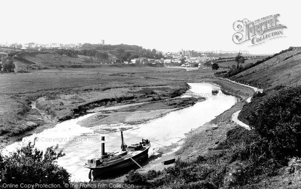 Photo of Haverfordwest, From The River Cleddau 1890