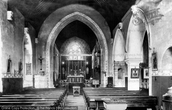 Photo of Haverfordwest, St Martin's Church Interior 1898