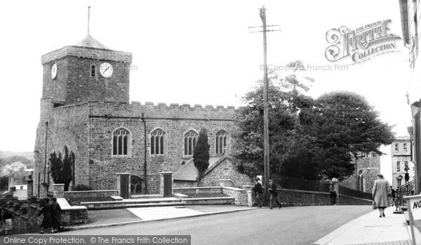 Photo of Haverfordwest, St Mary's Church c.1955