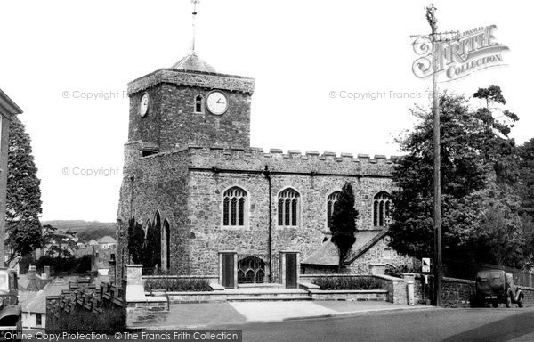 Photo of Haverfordwest, St Mary's Church c.1955