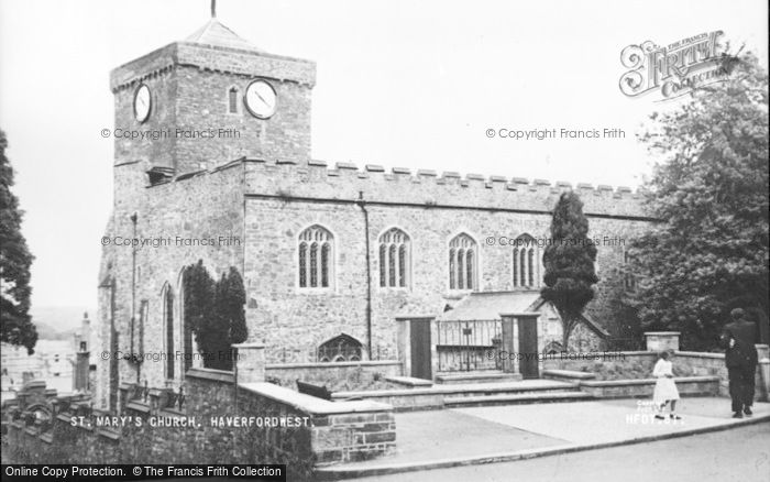 Photo of Haverfordwest, St Mary's Church c.1960