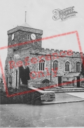 St Mary's Church c.1960, Haverfordwest