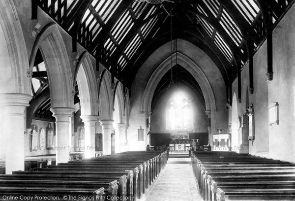 Photo of Haverfordwest, St Thomas's Church Interior 1898