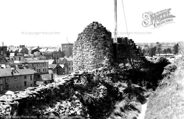 Photo of Haverfordwest, The Castle Walls c.1960