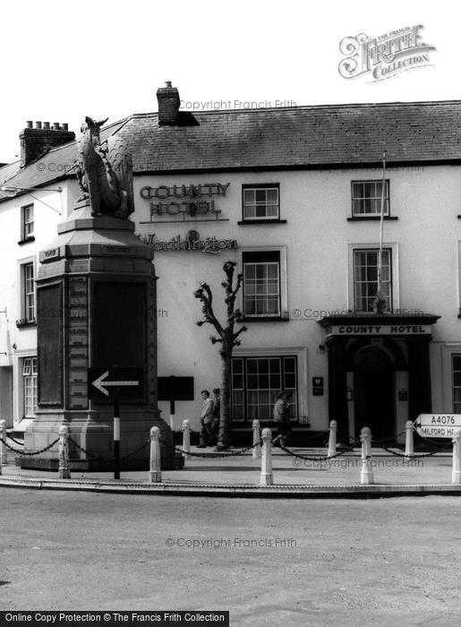 Photo of Haverfordwest, The County Hotel c.1960