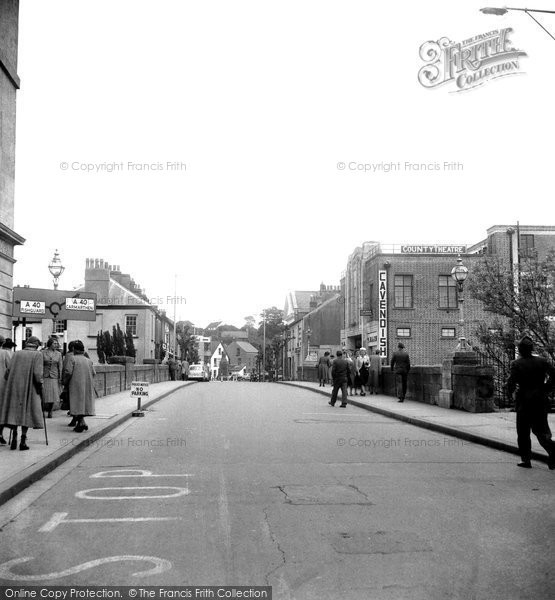 Photo of Haverfordwest, The New Bridge 1955