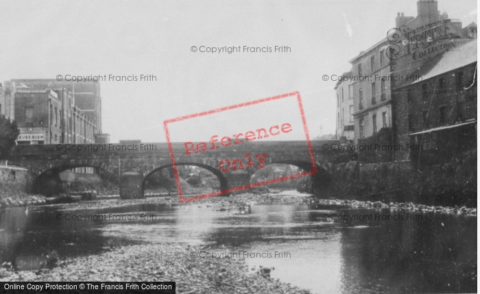 Photo of Haverfordwest, The River And New Bridge c.1955