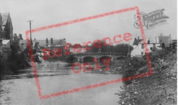 The River And Old Bridge c.1955, Haverfordwest