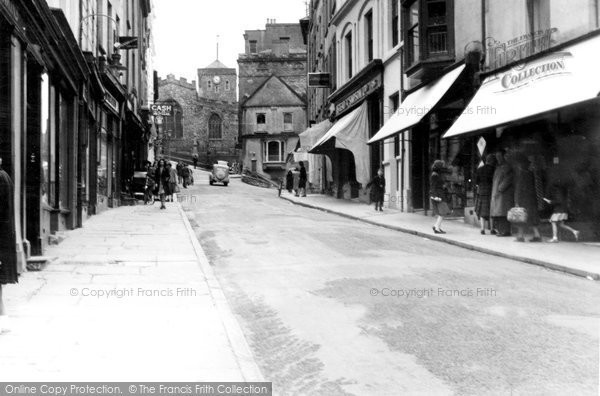 Photo of Haverfordwest, Upper High Street c.1950
