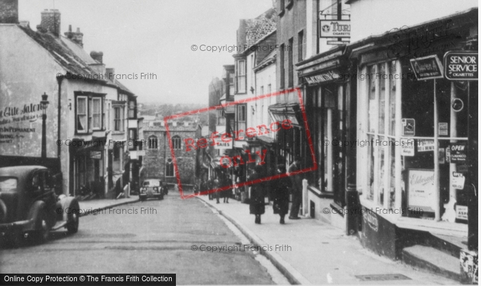 Photo of Haverfordwest, Upper Market Street c.1955