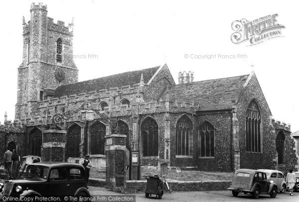 Photo of Haverhill, St Mary's Church c.1955
