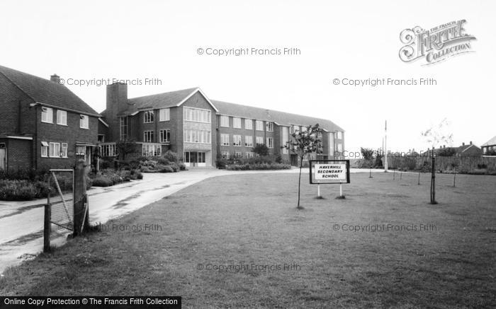 Photo of Haverhill, The Secondary School c.1965