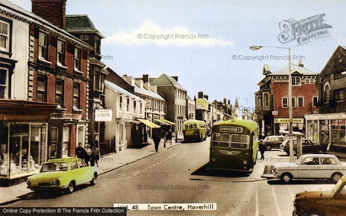 Photo of Haverhill, Town Centre c.1965 - Francis Frith