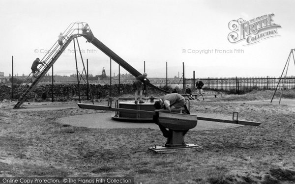 Photo of Haverigg, Children's Playground c.1955