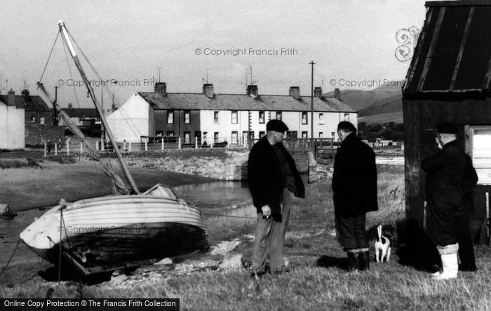 Photo of Haverigg, Lazy River And Fishermen c.1955