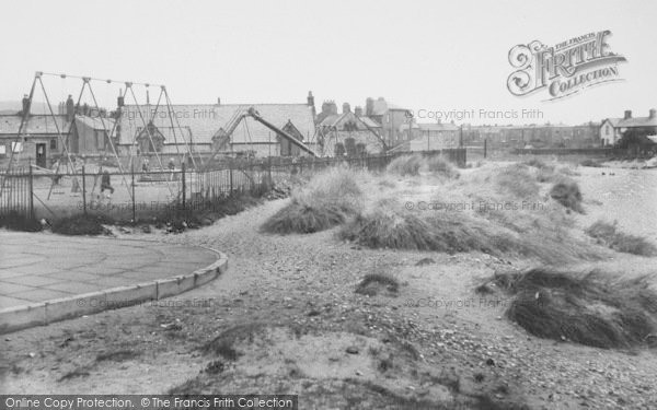 Photo of Haverigg, The Beach And Children's Playground c.1955