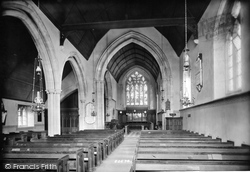 Church Interior 1908, Havering-Atte-Bower