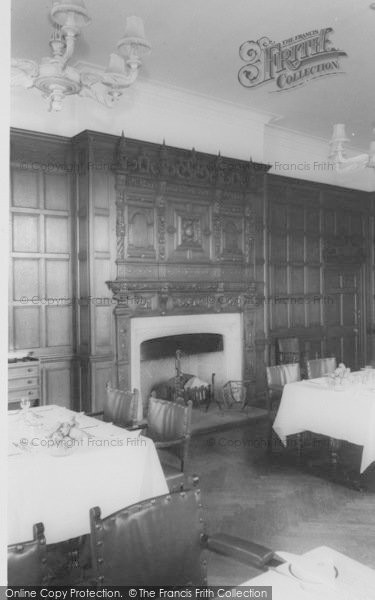 Photo of Havering Atte Bower, The Dining Room Fireplace, Bower House c.1965